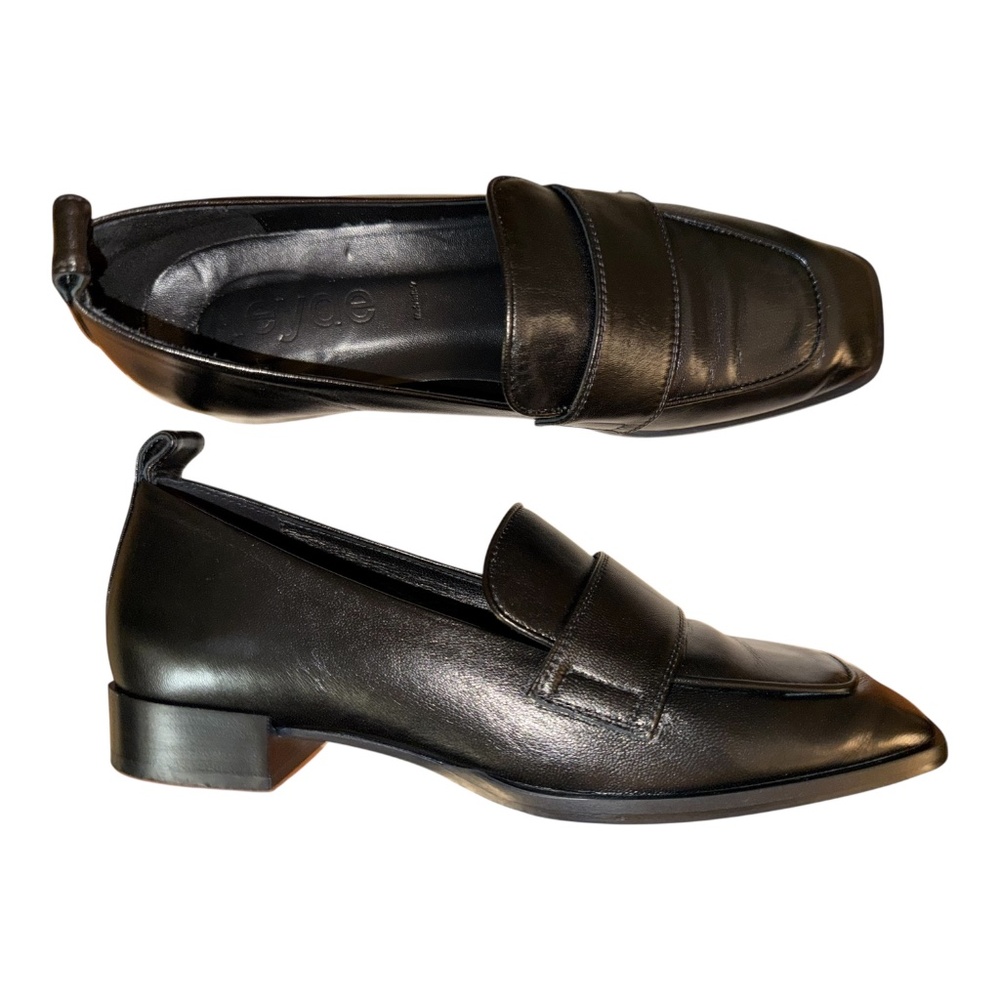 Aeyde Black Loafers Made in Italy, size 39 - THE most stunning loafer!